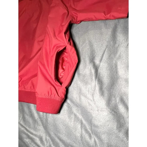 Men’s Ashworth Size L Weather Systems Golf Short Sleeve Pullover Red Windbreaker - Picture 7 of 11
